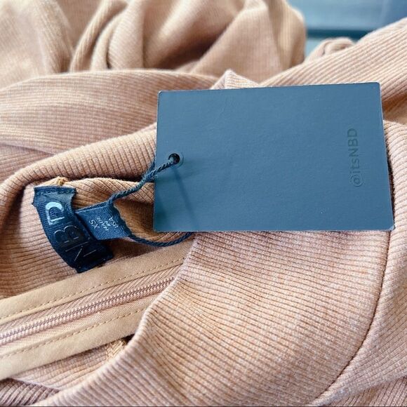 NBD Tahoe Midi Dress In Orange size XS - Picture 8 of 8